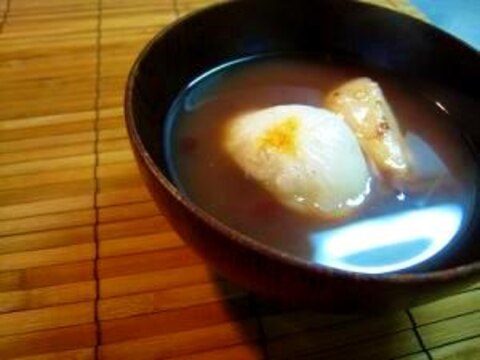 ゆであずき缶で簡単お汁粉